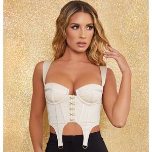 Oh Polly UnderWired Corset Crop Top